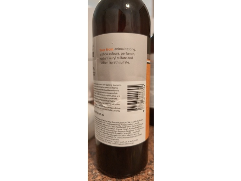 Wild Ppc Herbs Shampoo, Herbs & Honey, 500 mL
