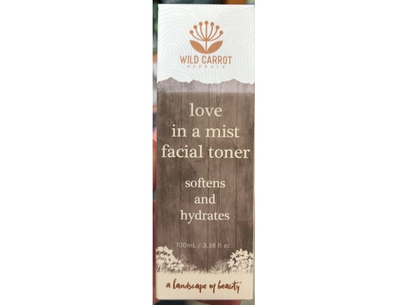 Wild Carrot Love In A Mist Facial Toner, 3.38 fl oz/100 mL