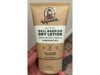 Dr Squatch Mens Natural Ball Barrier Dry Lotion, Unscented, 3.4 fl oz/100 mL, Pack Of 2 - Image 3