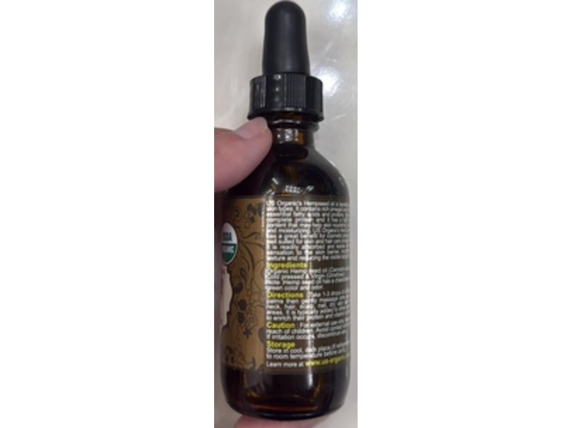 US Organic Reviving & Nourishing Hemp Seed Oil, 2 fl oz/56 mL