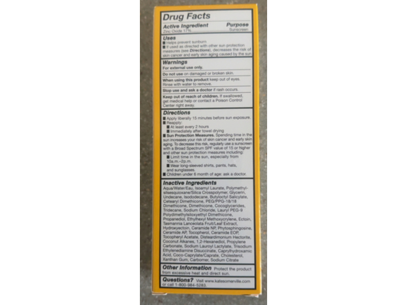 Kate Somerville Daily Deflector Mineral Sunscreen, SPF 40 PA++++, 1.7 fl oz/50 mL