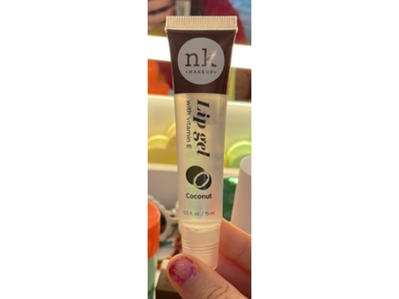 Nicka K Lip Gel with Vitamin E, Coconut, 0.5 fl oz/15 mL, Pack Of 3