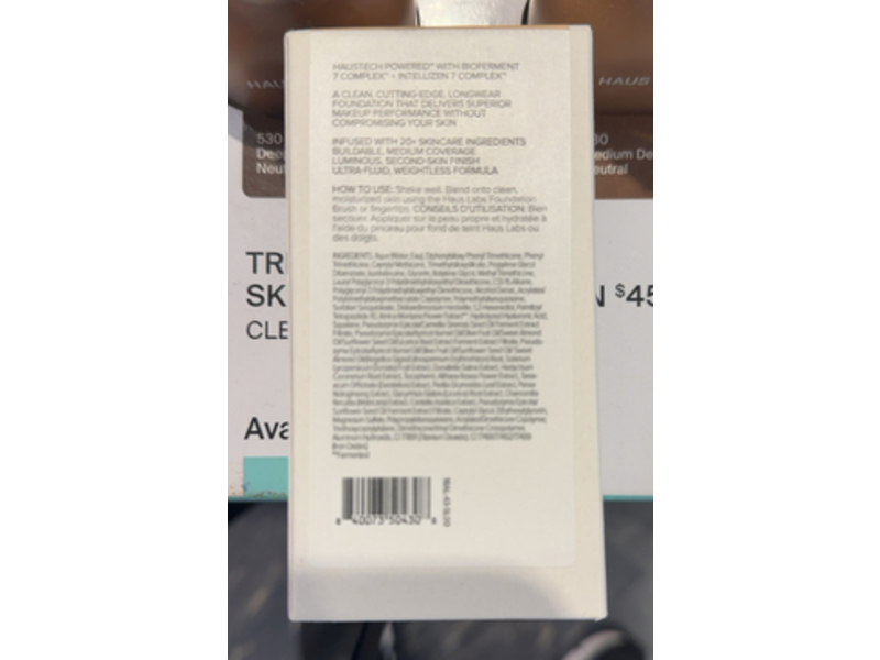 Haus Labs Triclone Skin Tech Foundation, 110 Light Neutral, 1 oz