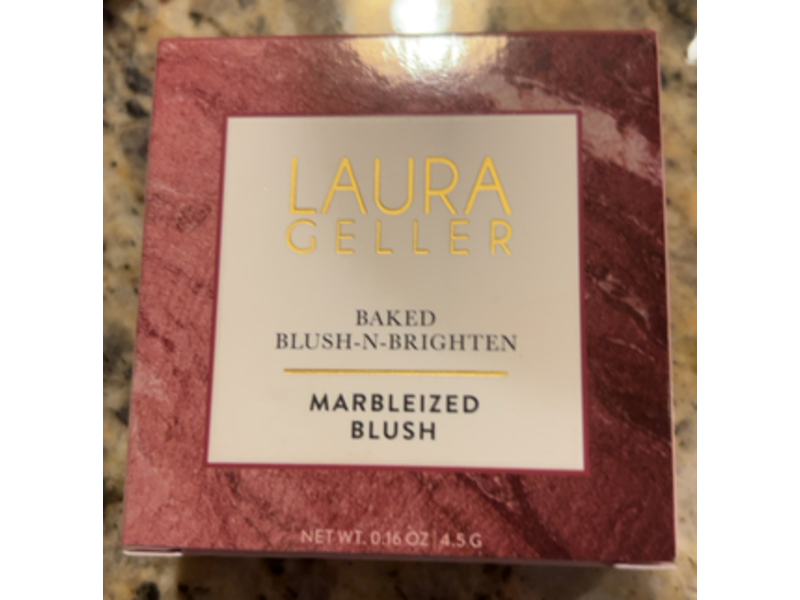 Laura Geller Baked Blush-N-Brighten Marbleized Blush, Down To Earth, 0.16 oz/4.5 g
