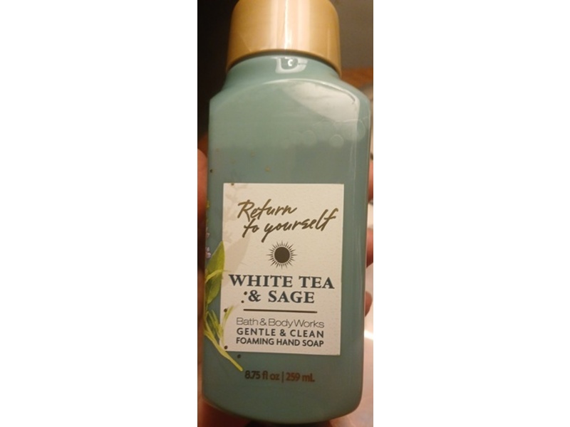 Bath & Body Works Return To Yourself Gentle & Clean Foaming Hand Soap, White Tea & Sage, 8.75 oz/259 mL