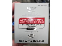 Equate Beauty Adavanced Firming & Anti-Wrinkle Day Cream Moisturize Sunscreen, SPF 25, 1.7 oz/48 g - Image 3