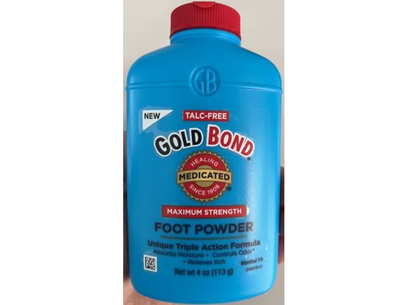 Gold Bond Medicated Foot Powder, Maximum Strength, 4 oz/113 g