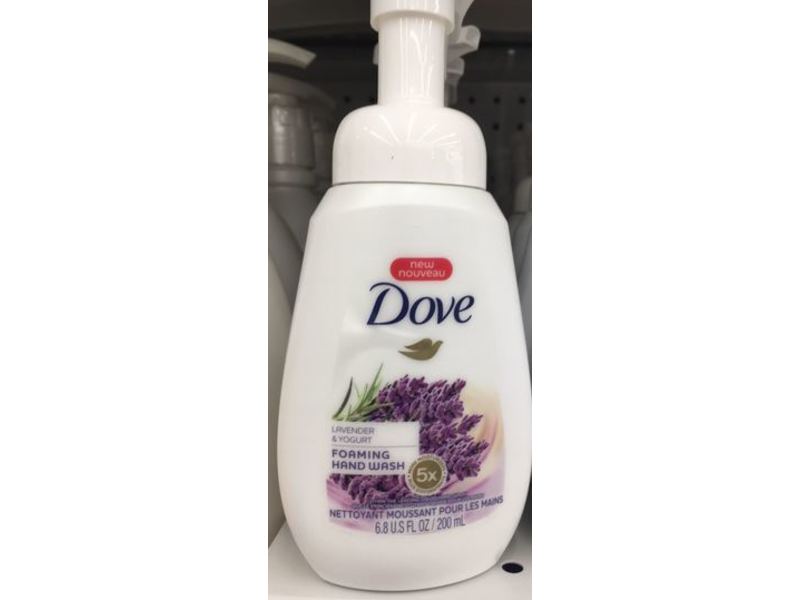 Dove Foaming Hand Wash, Lavender & Yogurt, 6.8 fl oz/200 mL