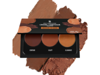 Black Radiance True Complexion Creme Contour Palette, Medium to Dark, 0.26 oz/7.5 g - thumbnail 1