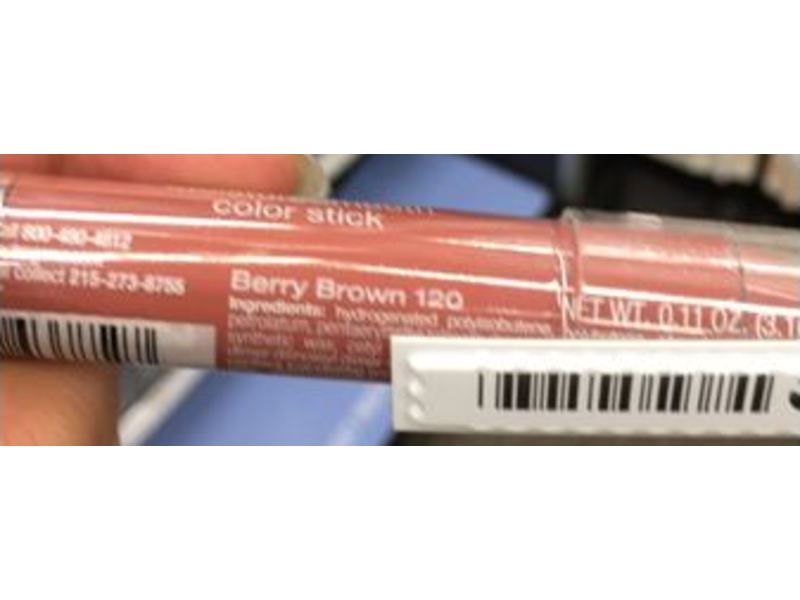 Neutrogena Moisture Smooth Color Stick, 120 Berry Brown, 0.11 oz