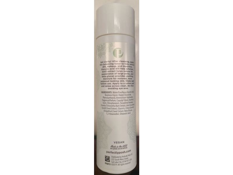 Perfectly Posh Well Adjusted Balancing Toner, 4 fl oz/118 mL