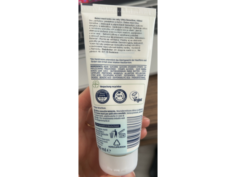 Balea Med Ultra Sensitive Handcream, 100 mL