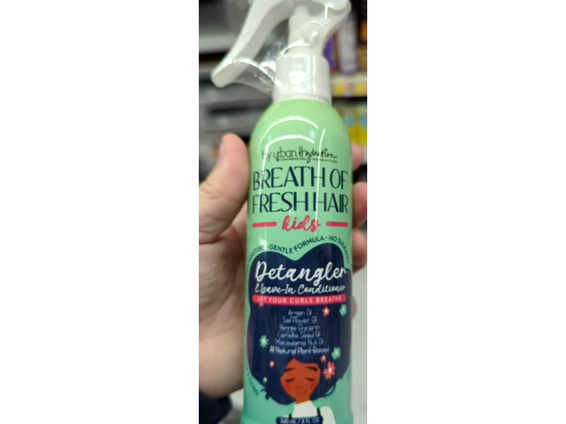 Urban Hydration Breath Of Fresh Hair Kids Detangler & Leave-in Conditioner, 8 fl oz/240 mL