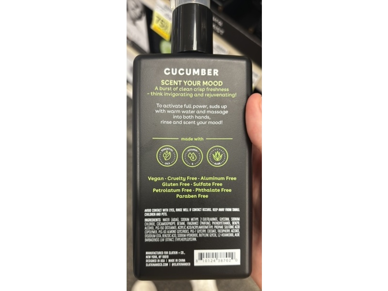 Dwell212 Hand Wash, Cucumber, 12 fl oz/355 mL