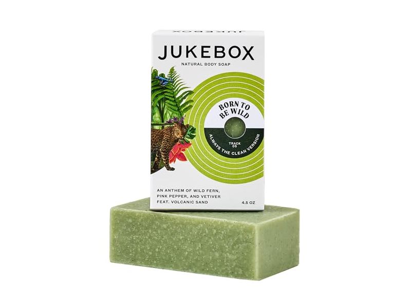 JukeBox Natural Body Soap, Born to Be Wild Scent, 4.5 oz/127 g