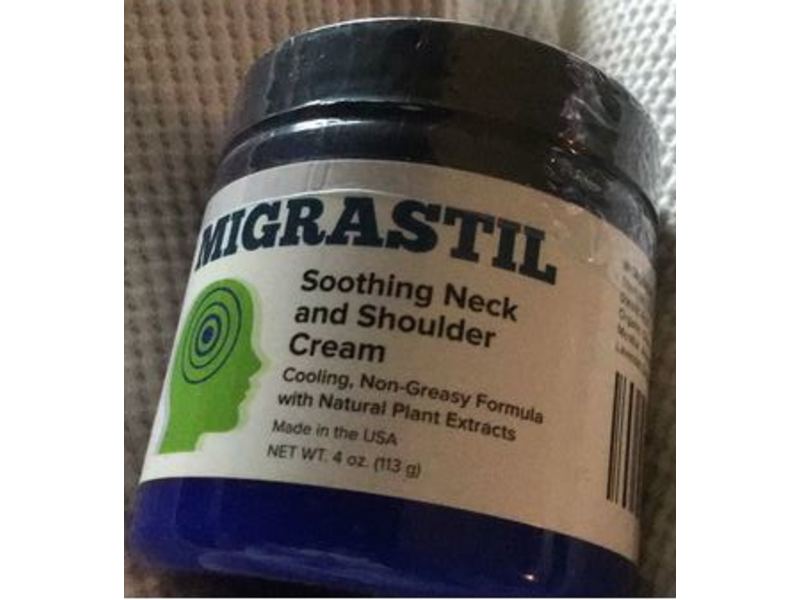 Migrastil Soothing Neck & Shoulder Cream, 4 oz/113 g