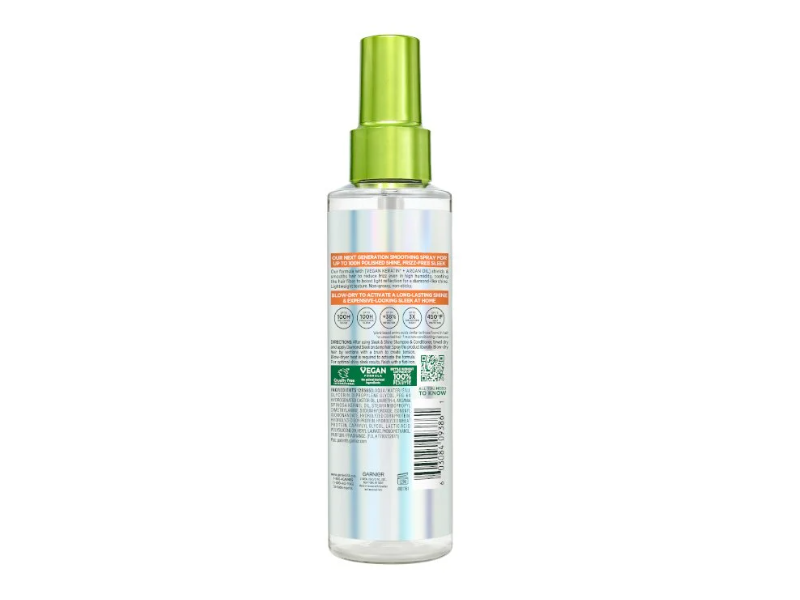 Garnier Fructis Diamond Sleek Shine-Coat Smoothing Spray, 4.6 fl oz/137 mL