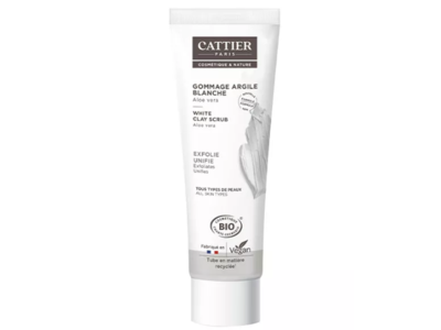 Cattier White Clay Scrub, Aloe Vera, 100 mL