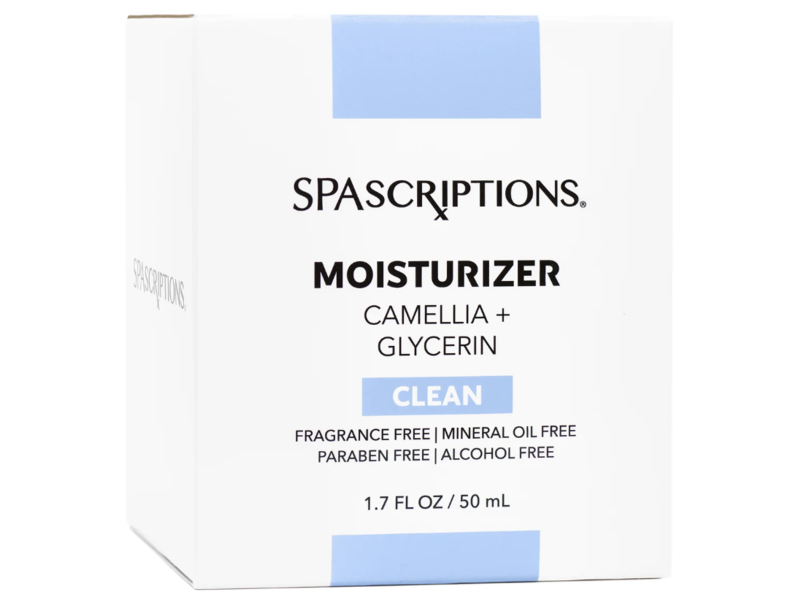 Spascriptions Moisturizer, Camellia + Glycerin, 1.7 fl oz/50 mL