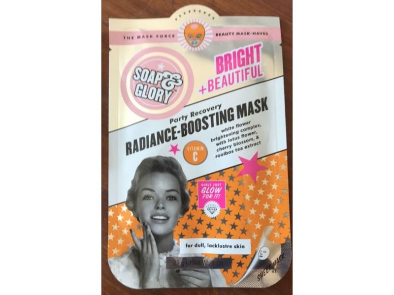 Soap & Glory Bright + Beautiful Radiance-Boosting Mask, 1 oz/29 g