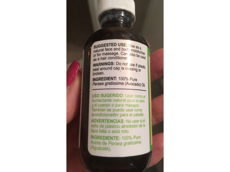 De La Cruz Avocado Oil, 2 oz/ 59 ml