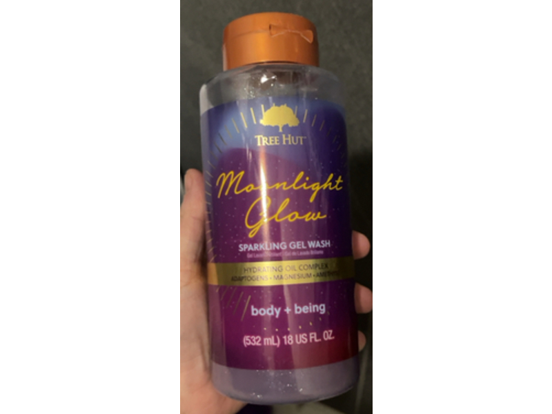 Tree Hut Sparkling Gel Wash, Moonlight Glow,18 fl oz/532 mL