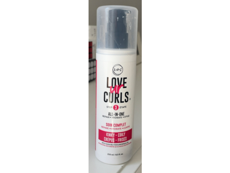 Lus Love Ur Curls All-In-One Styler, Shea Butter & Moringa, 8.5 fl oz/250 mL