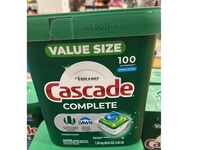 Cascade Complete Dishwasher Detergent, Fresh Scent, 100 Pac, 53.6 oz/1.52 kg - Image 3
