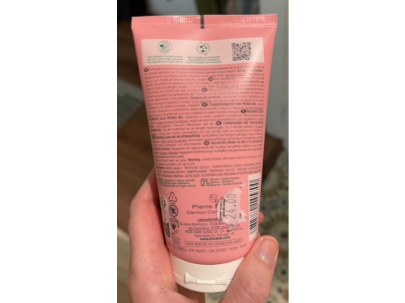 Klorane Soothing Conditioner, Microbiome, 5.0 fl oz/150 mL