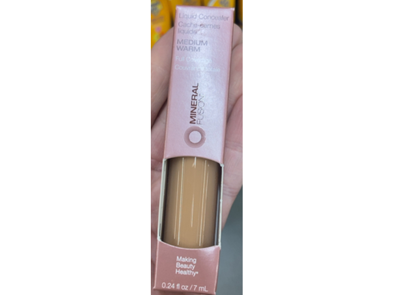 Mineral Fusion Liquid Concealer, Medium Warm, 0.24 fl oz/7 mL