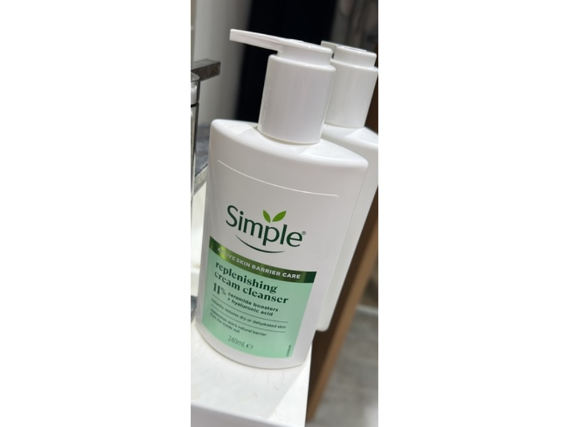 Simple Replenishing Cream Cleanser, 240 mL