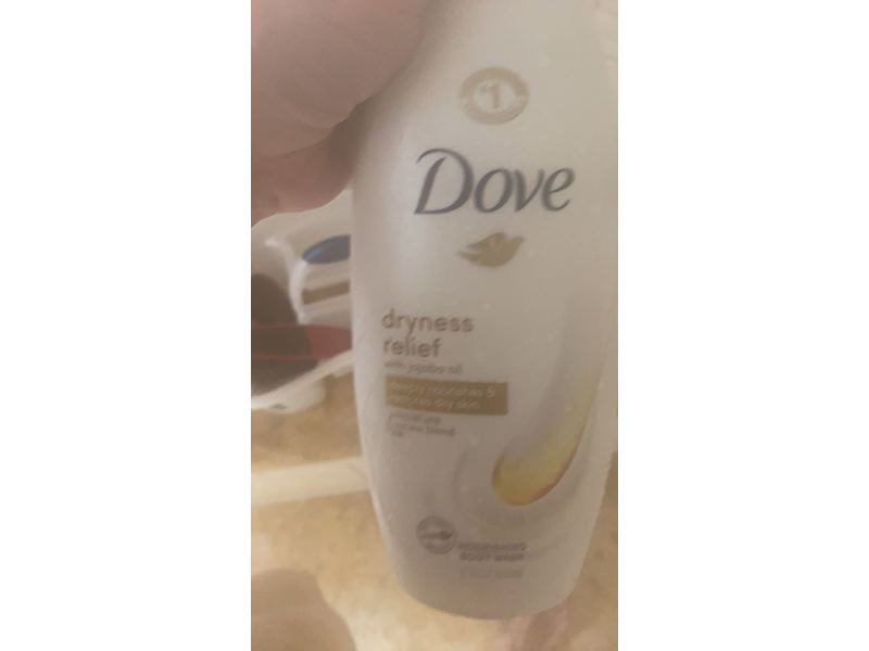 Dove Dry Oil Moisture Body Wash, 22 fl oz/650 mL, Pack Of 3