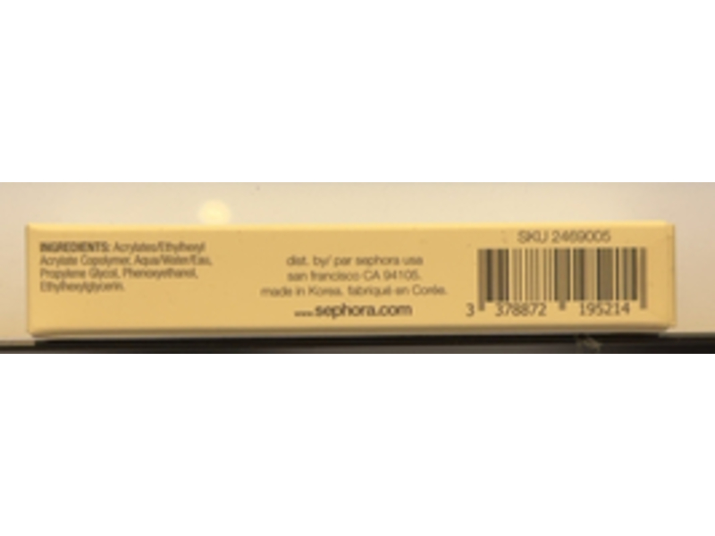 Sephora Clear Brush-Tip Eyelash Adhesive, 0.11 fl oz/3.3 mL