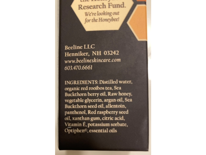 Beeline Skin Care Bee Aglow Serum, 30 mL