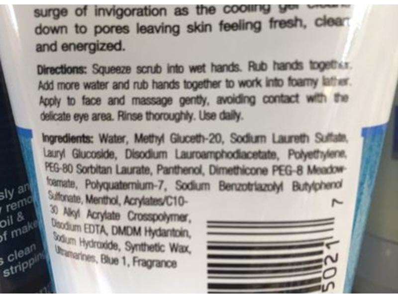 Neutrogena Neutrogena Deep Clean Invigorating Foaming Scrub, 4.2 oz/124 mL, Pack Of 3