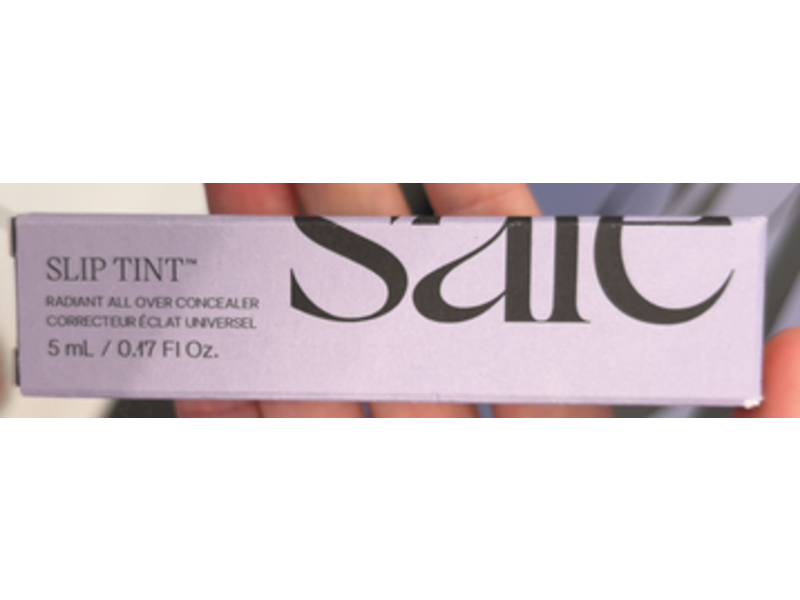 Saie Slip Tint Radiant All-Over Concealer, 5 Light With Peach Undertones, 0.17 fl oz/5 mL
