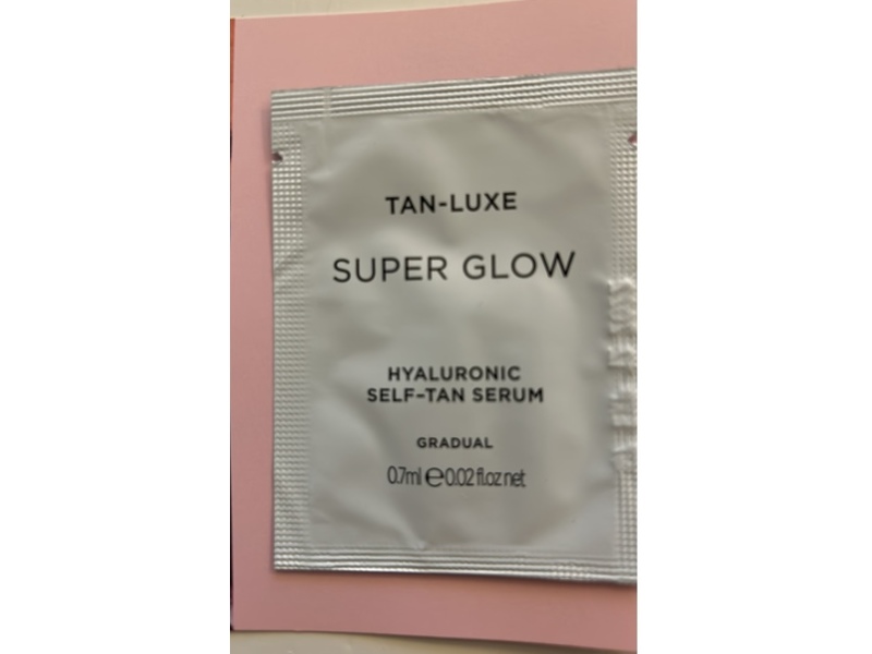 Tan-Luxe Super Glow Hyaluronic Self-Tan Serum, 0.02 fl oz/0.7 mL