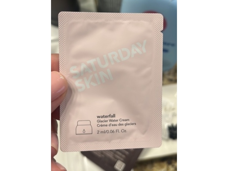 Saturday Skin Waterfall Glacier Water Cream, 0.06 fl oz/2 mL