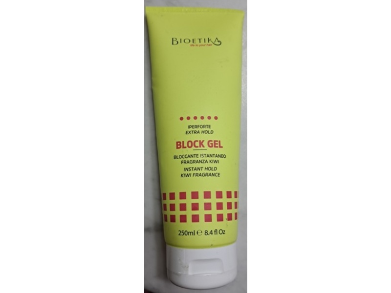 Bioetika Extra Hold Block Gel, Kiwi, 8.4 fl oz/250 mL