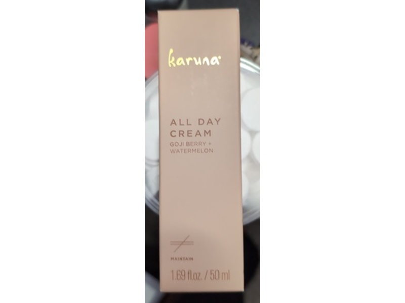 Karuna All Day Cream, Goji Berries + Aloe, 1.69 fl oz/50 mL