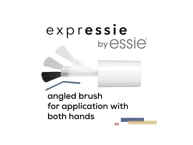 Essie Expressie Quick-Dry Nail Color, Blue, Left On Shred, 0.33 fl oz/10 mL