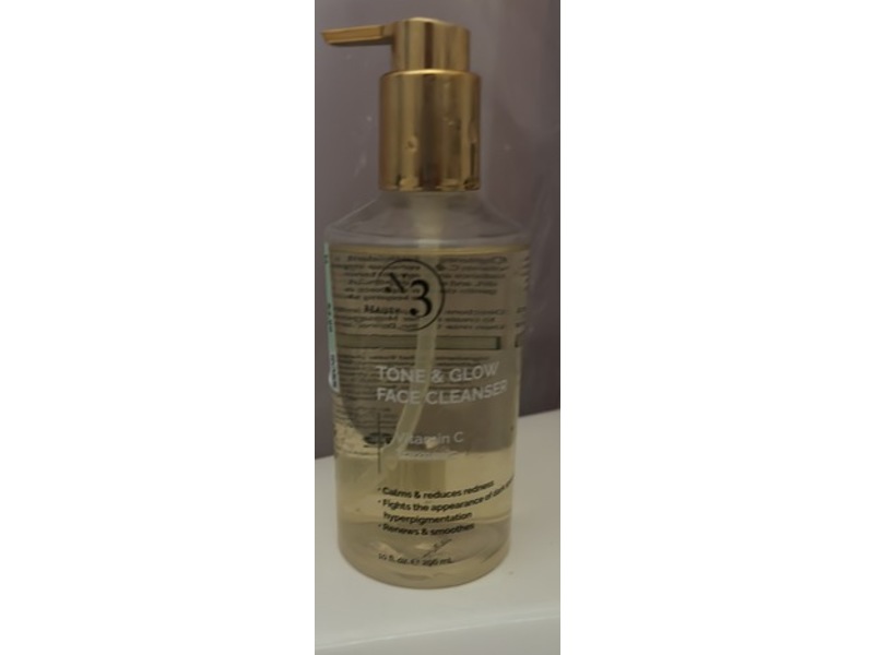 N3 Tone & Glow Face Cleanser, Vitamin C, 10 fl oz/296 mL