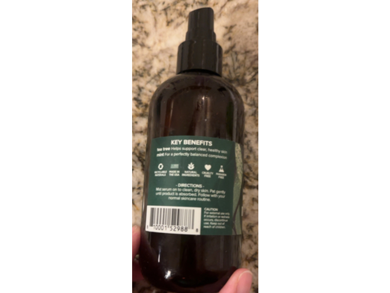 Alchemy & Co Clarifying Face Spray Serum, Tea Tree Mint, 8 fl oz/240 mL