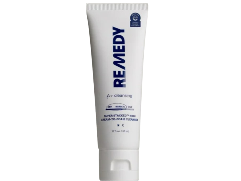 Remedy Cleansing Cream-To-Foam Cleanser, 1.7 fl oz/50 mL
