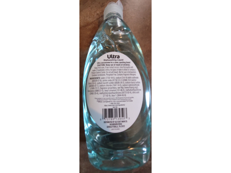 Trueliving Ultra Dishwashing Liquid, Original Scent, 18 fl oz/532 mL