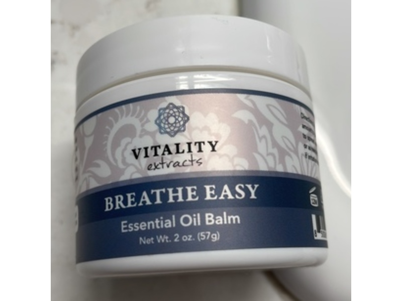 Vitality Extracts Essential oil Balm, Breathe Easy, 2 oz/57 g