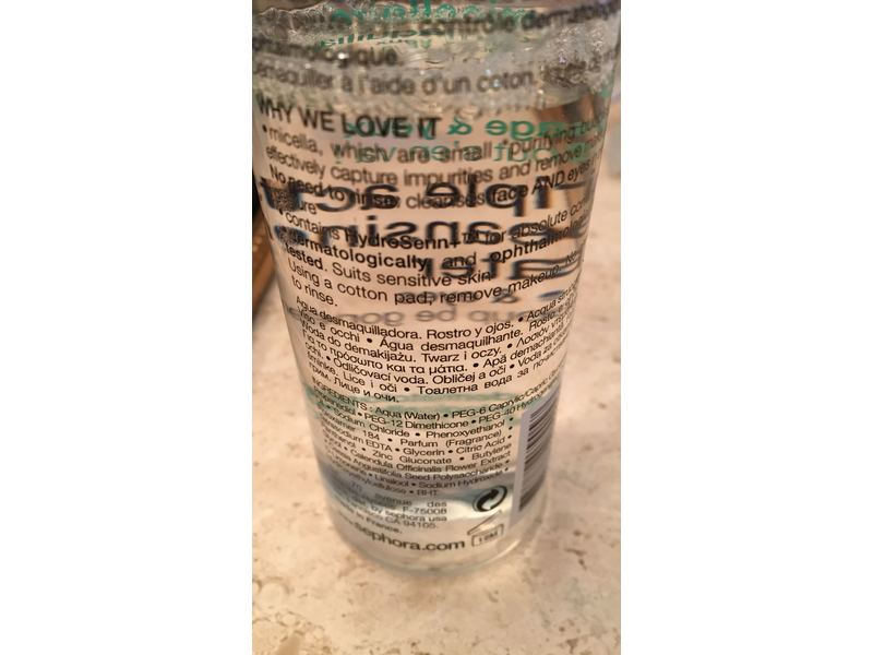 Sephora Collection Triple Action Cleansing Water, 6.76 fl oz/200 mL