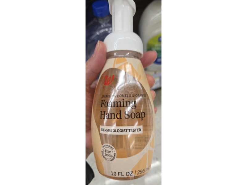 Walgreens Foaming Hand Soap, Sparkling Pomelo & Orange, 10 fl oz/296 mL