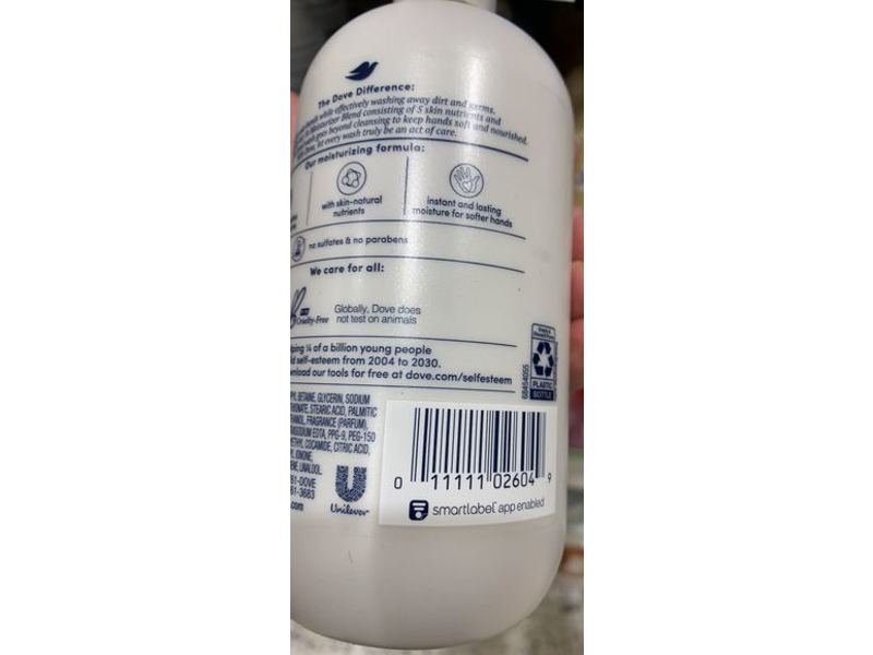 Dove Deep Cleansing Hand Wash, Deep Moisture, 13.5 fl oz/400 mL