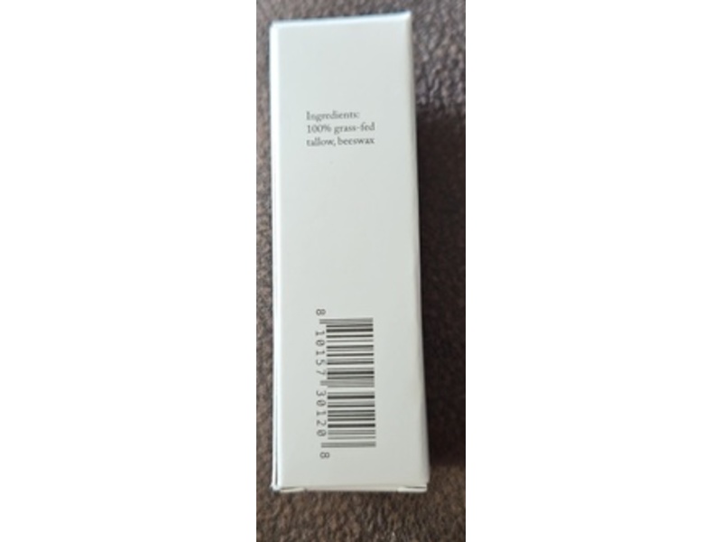 Toups & Co Organics Tallow Lip Love, Unscented, 0.15 oz/4.25 g